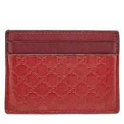 Gucci Vintage Pre-owned Laeder plnbcker Red, Dam