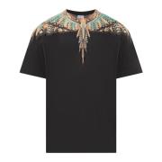 Marcelo Burlon Grizzly Wings T-Shirt Black, Herr