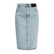 The Mannei Malmo Maxi jeanskjol Blue, Dam