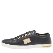 Dolce & Gabbana Pre-owned Pre-owned Laeder sneakers Black, Dam