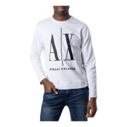 Armani Exchange Tryckt Herrtröja White, Herr