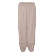 InWear Avslappnade Cargo Byxor Clay Melange Pink, Dam