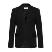 Off White Ullblazer med logotyp Black, Herr