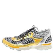 Chanel Vintage Pre-owned Laeder sneakers Yellow, Dam