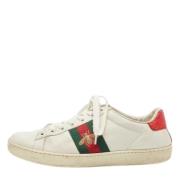 Gucci Vintage Pre-owned Laeder sneakers White, Dam