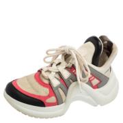 Louis Vuitton Vintage Pre-owned Laeder sneakers Multicolor, Dam