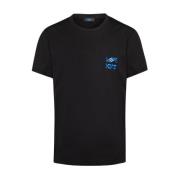 Kiton Lyxig Svart Bomull T-Shirt Black, Herr