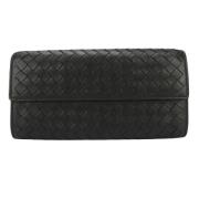 Bottega Veneta Vintage Pre-owned Laeder plnbcker Black, Dam