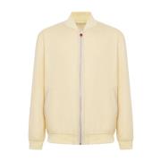 Kiton Cashmere Bomberjacka Yellow, Herr