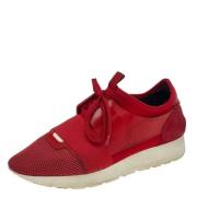 Balenciaga Vintage Pre-owned Laeder sneakers Red, Dam