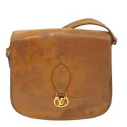 Louis Vuitton Vintage Pre-owned Laeder axelremsvskor Brown, Dam