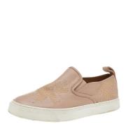 Chloé Pre-owned Pre-owned Laeder sneakers Beige, Dam