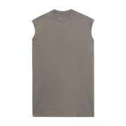 Rick Owens Grå Ärmelös Tarp T-shirt Gray, Herr