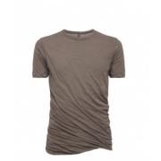 Rick Owens Dust Double Tee - Kortärmad, dubbellagers T-shirt Gray, Her...