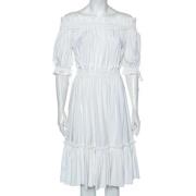 Alexander McQueen Pre-owned Pre-owned Bomull klnningar White, Dam