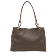 Michael Kors Pre-owned Pre-owned Canvas totevskor Brown, Dam