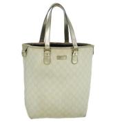 Gucci Vintage Pre-owned Canvas totevskor White, Dam