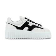 Hogan Bianco/Nero Ränder Sneaker White, Dam