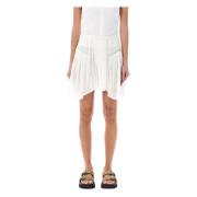 Isabel Marant Étoile Jorena Mini Kjol White, Dam