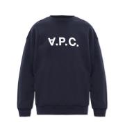 A.p.c. ‘Eliot’ sweatshirt Blue, Herr