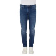 Emporio Armani Denim Jeans med 5 Fickor Blue, Herr