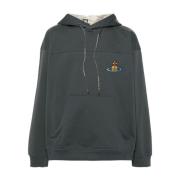 Vivienne Westwood Gråa Sweaters med Signatur Orb Logo Gray, Herr