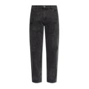 Balmain Jeans med logotyp Gray, Herr