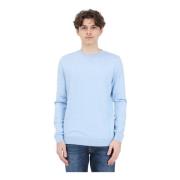 Selected Homme Blå Crew Neck Tröja Blue, Herr