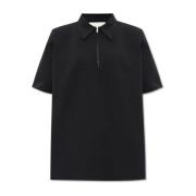 Jil Sander Löst sittande polotröja Black, Dam