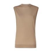 Sportmax Beige Bomullströjor Beige, Dam