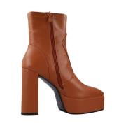 Noa Harmon Heeled Boots Brown, Dam