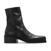 Marsell Läderankelboots Black, Herr