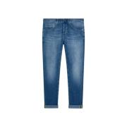 Dondup Slim-fit Stiliga Herr Jeans Uppgradering Blue, Herr