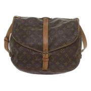 Louis Vuitton Vintage Pre-owned Canvas louis-vuitton-vskor Brown, Dam