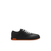 Kenzo Lädersneakers Black, Herr