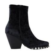 Noa Harmon Heeled Boots Black, Dam