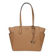 Michael Kors Ljus Jordnöt Marilyn Tote Bag Brown, Dam