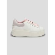 ASH Moby - Blanco, 36 - Vit Läder Sneaker med Dubbel Plattform White, ...