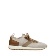 Lottusse Sneaker med Snörning Sportskor Beige, Dam