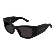 Balenciaga Bb0327S 001 Sunglasses Black, Dam
