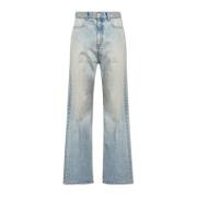 Balenciaga Jeans med logotyp Blue, Herr