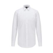 Boss Slim Fit Skjorta White, Herr