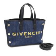 Givenchy Pre-owned Pre-owned Denim axelremsvskor Blue, Dam