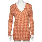 Bottega Veneta Vintage Pre-owned Bomull toppar Orange, Dam