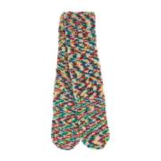 A.p.c. Broderade ullblandade strumpor Multicolor, Dam