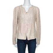 Armani Pre-owned Pre-owned Tyg ytterklder Beige, Dam