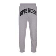 Givenchy Logo Sweatpants med bomullstyg Gray, Herr