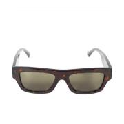 Gucci Rektangulära bågar solglasögon Brown, Unisex
