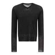 Tom Ford Mohair Sweater Black, Herr