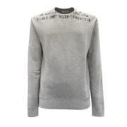 Valentino Bomull Logo Sweatshirt Gray, Herr